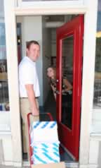 delivering office equipment